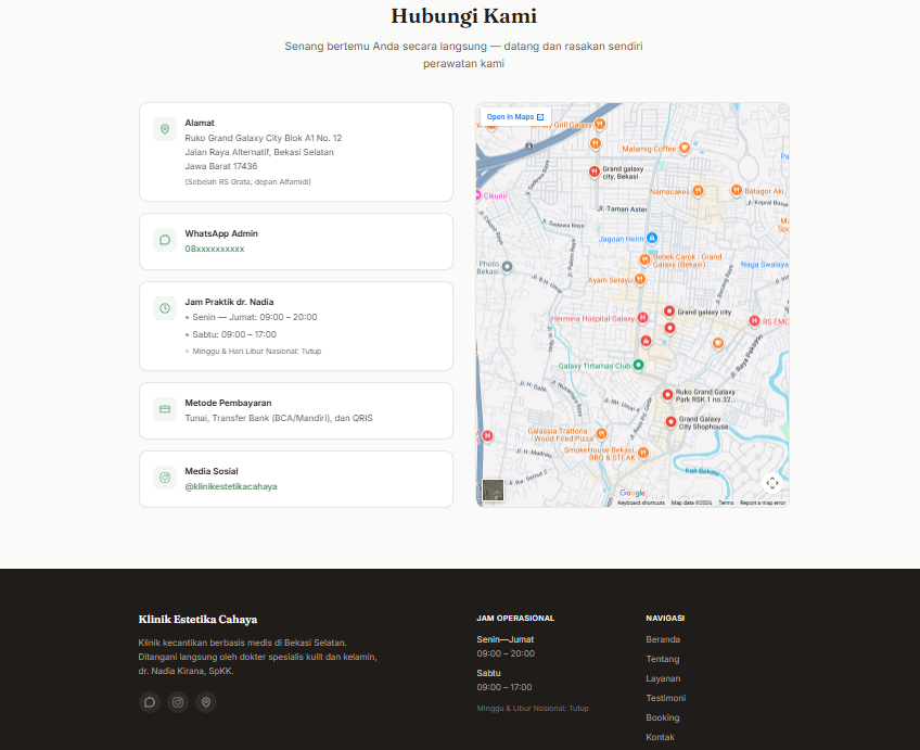 Klinik Estetika Cahaya — Company Profile & CRM screenshot 5
