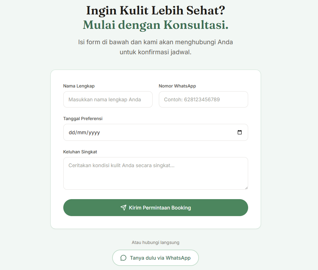 Klinik Estetika Cahaya — Company Profile & CRM screenshot 4